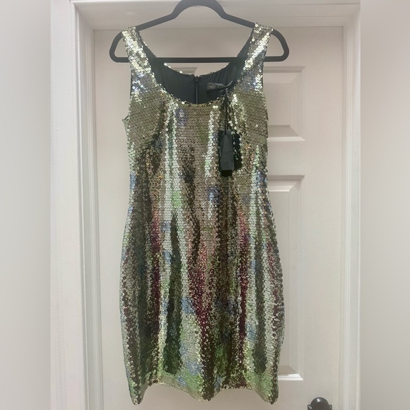 $3100 NWT Versace Collection Floral Sequined Dress. Made In Italy - Picture 1 of 8
